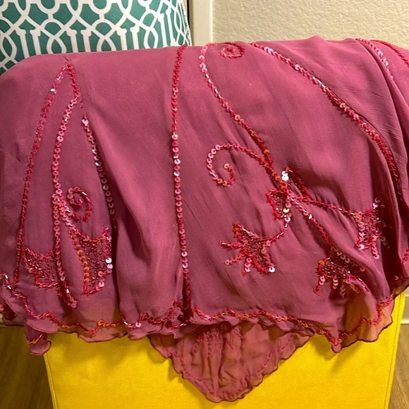 Arden B Purple Ruffled Tiered Bodycon Midi Dress - Picture 4 of 6